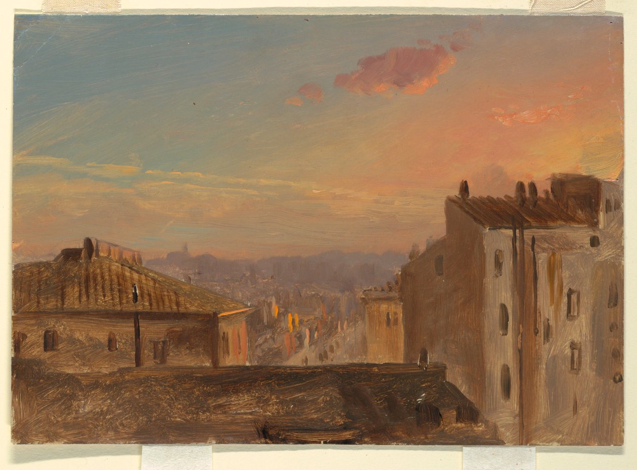 Vue de Rome - Frederic Edwin Church