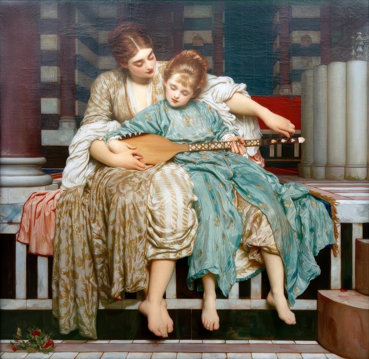 Leçon de musique - Frederic Lord Leighton