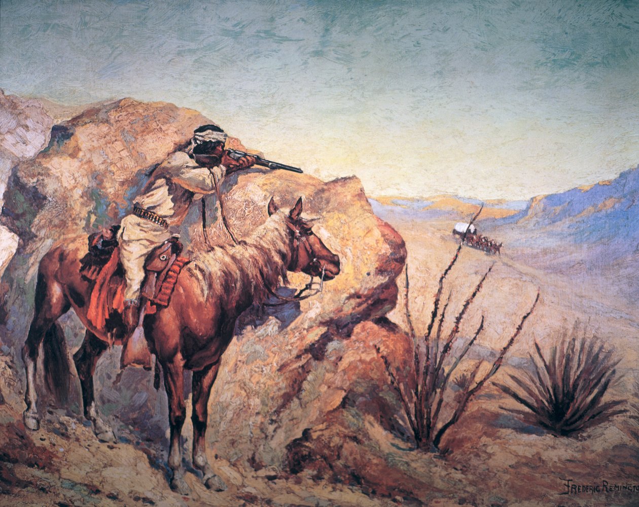 Embuscade Apache - Frederic Remington