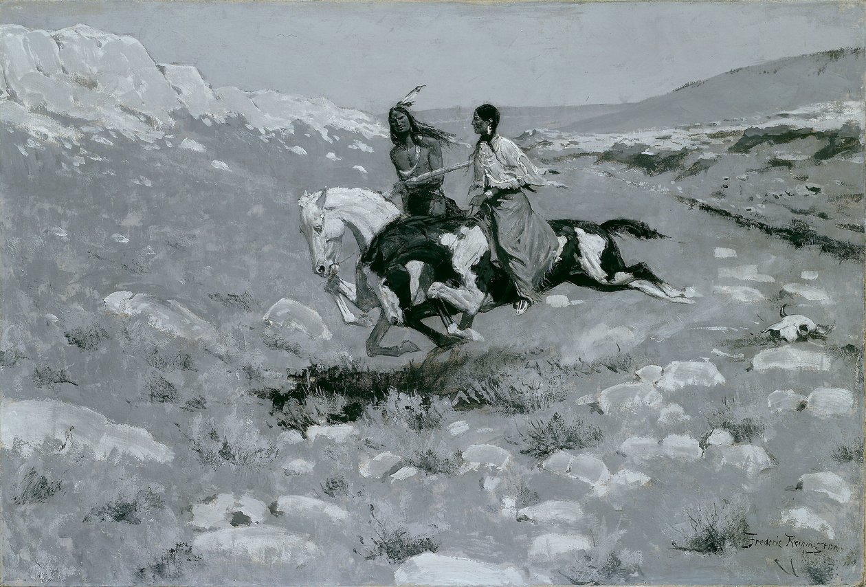 Cérémonie du cheval le plus rapide - Frederic Remington