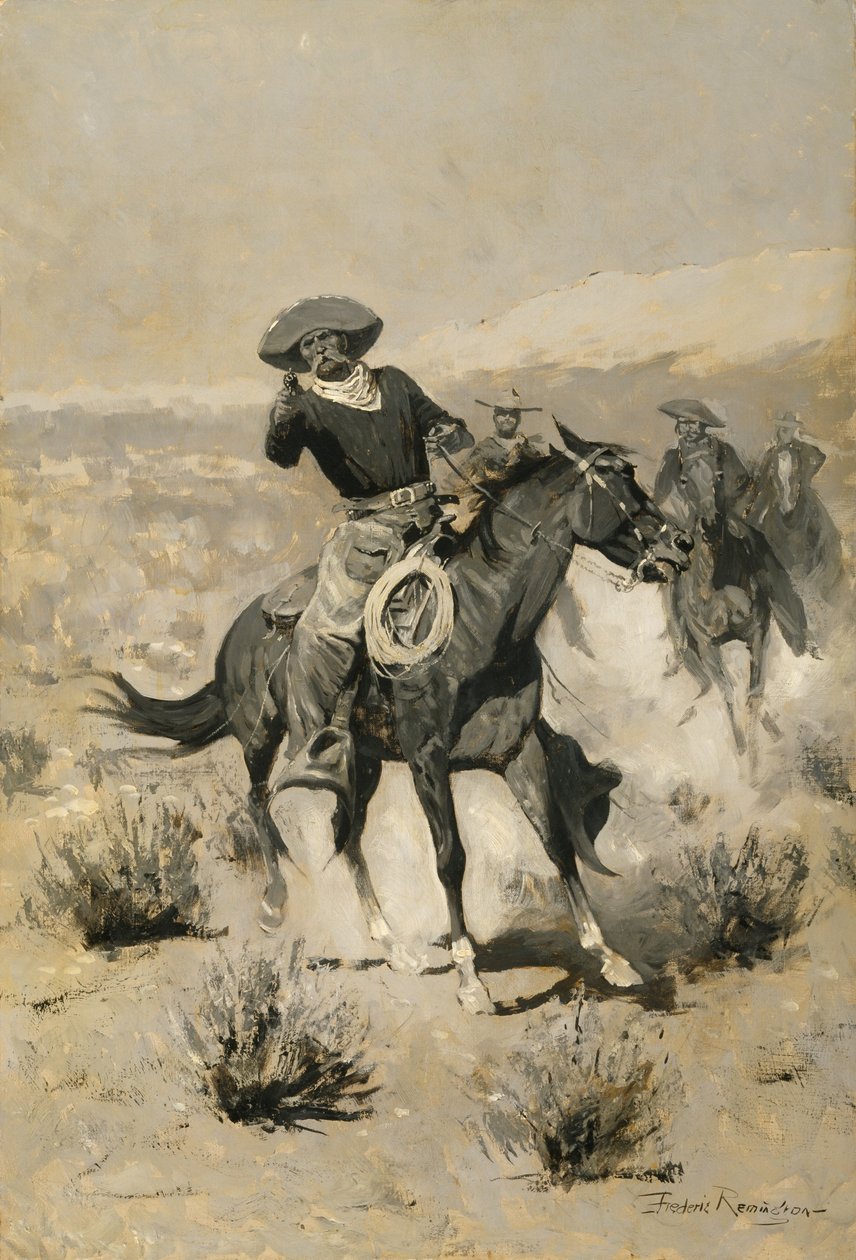 Days on the Range ("Hands Up !") - Frederic Remington
