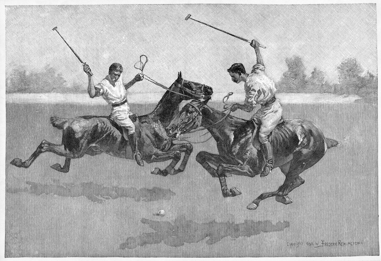 Joueurs de polo - Frederic Remington