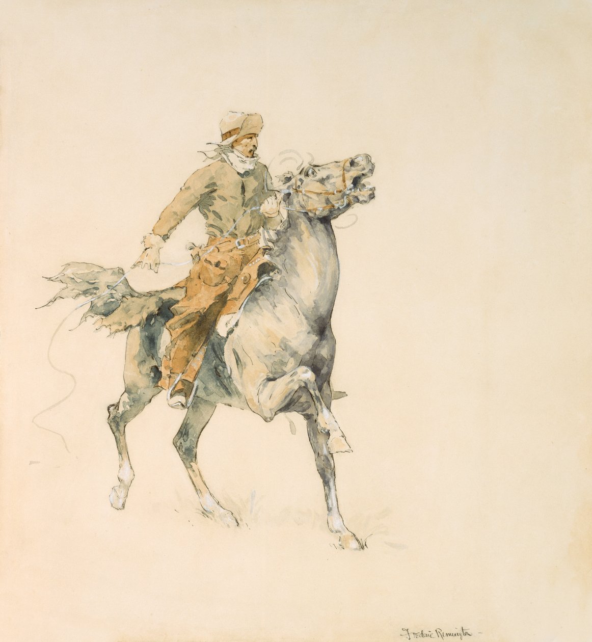 Le cow-boy - Frederic Remington