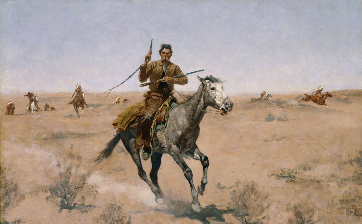 Le vol - Frederic Remington