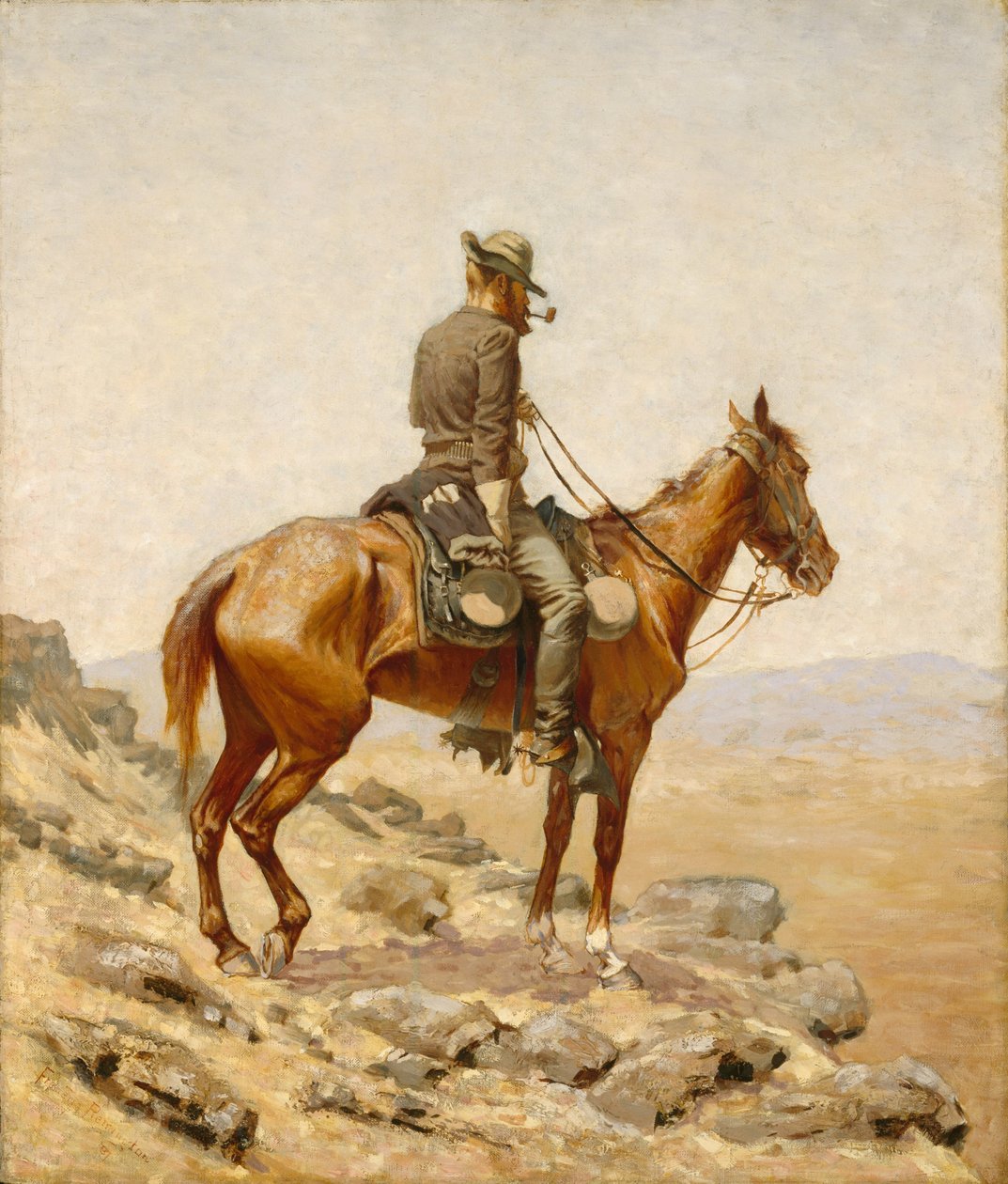 Le guet - Frederic Remington