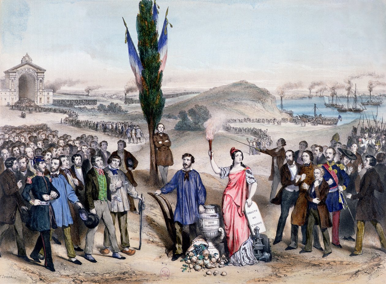 Suffrage universel, 1850 - Frederic Sorrieu
