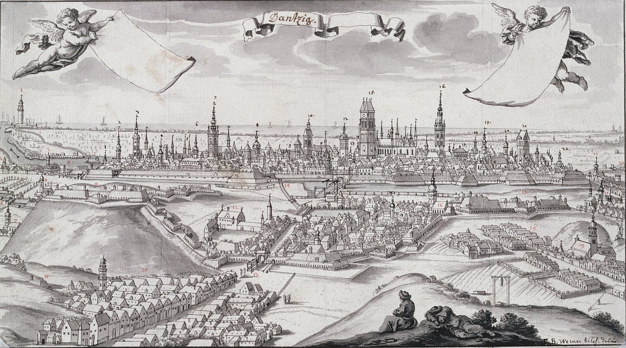Panorama de Gdansk - Frederich Wener