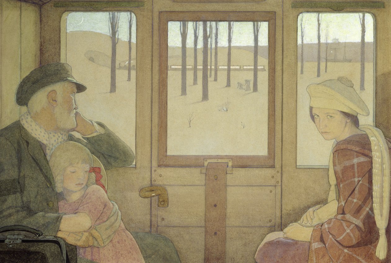Le long voyage, 1923 - Frederick Cayley Robinson