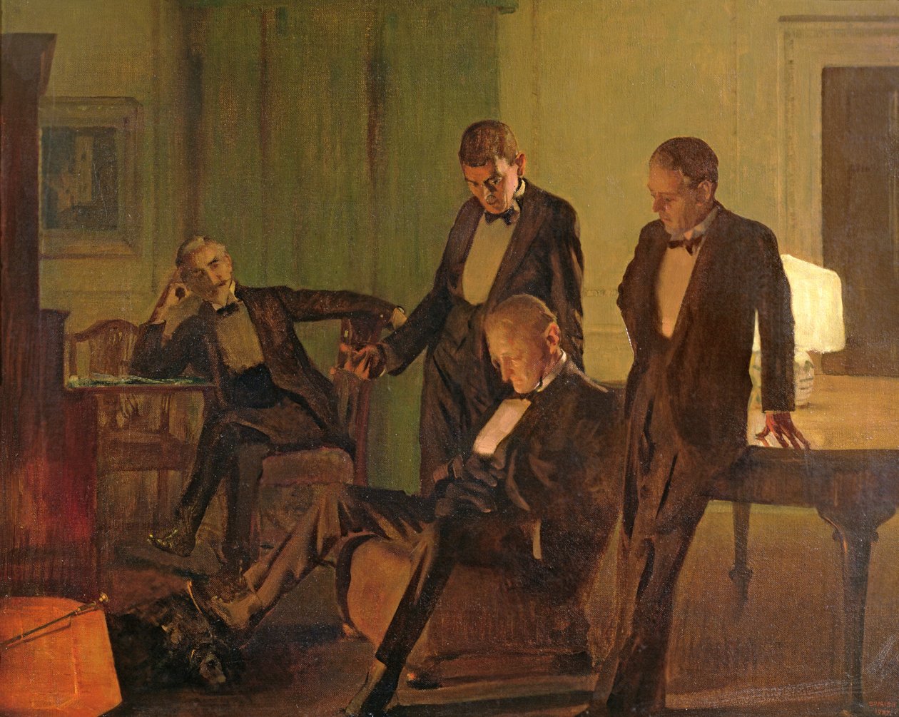 Après le dîner au 110 Pembroke Road, 1927 - Frederick George Swaish