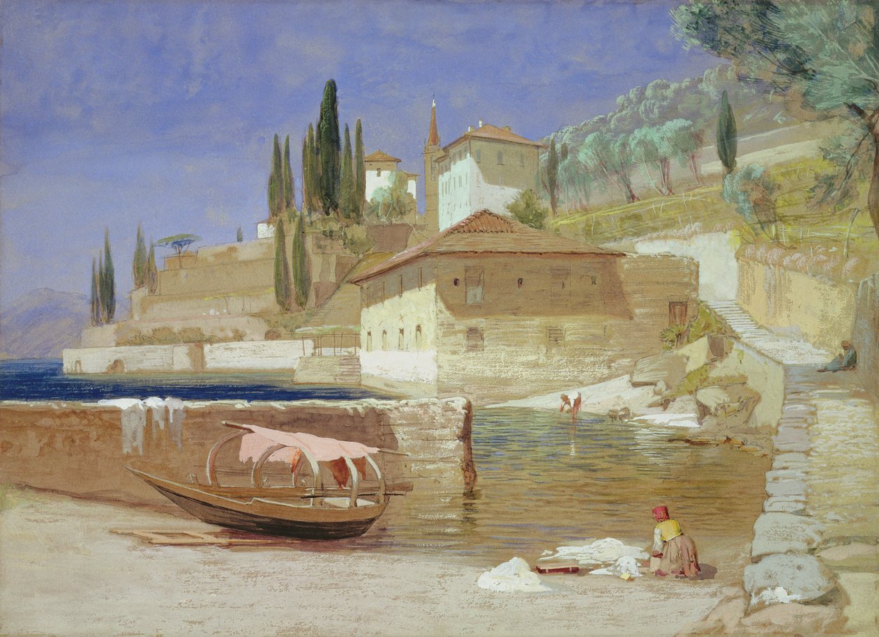 Varenna, lac de Côme - Frederick Lee Bridell