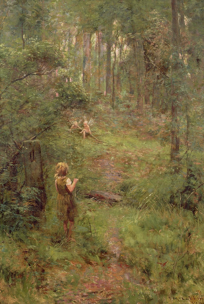 Ce que la petite fille a vu dans le buisson, 1904 - Frederick McCubbin
