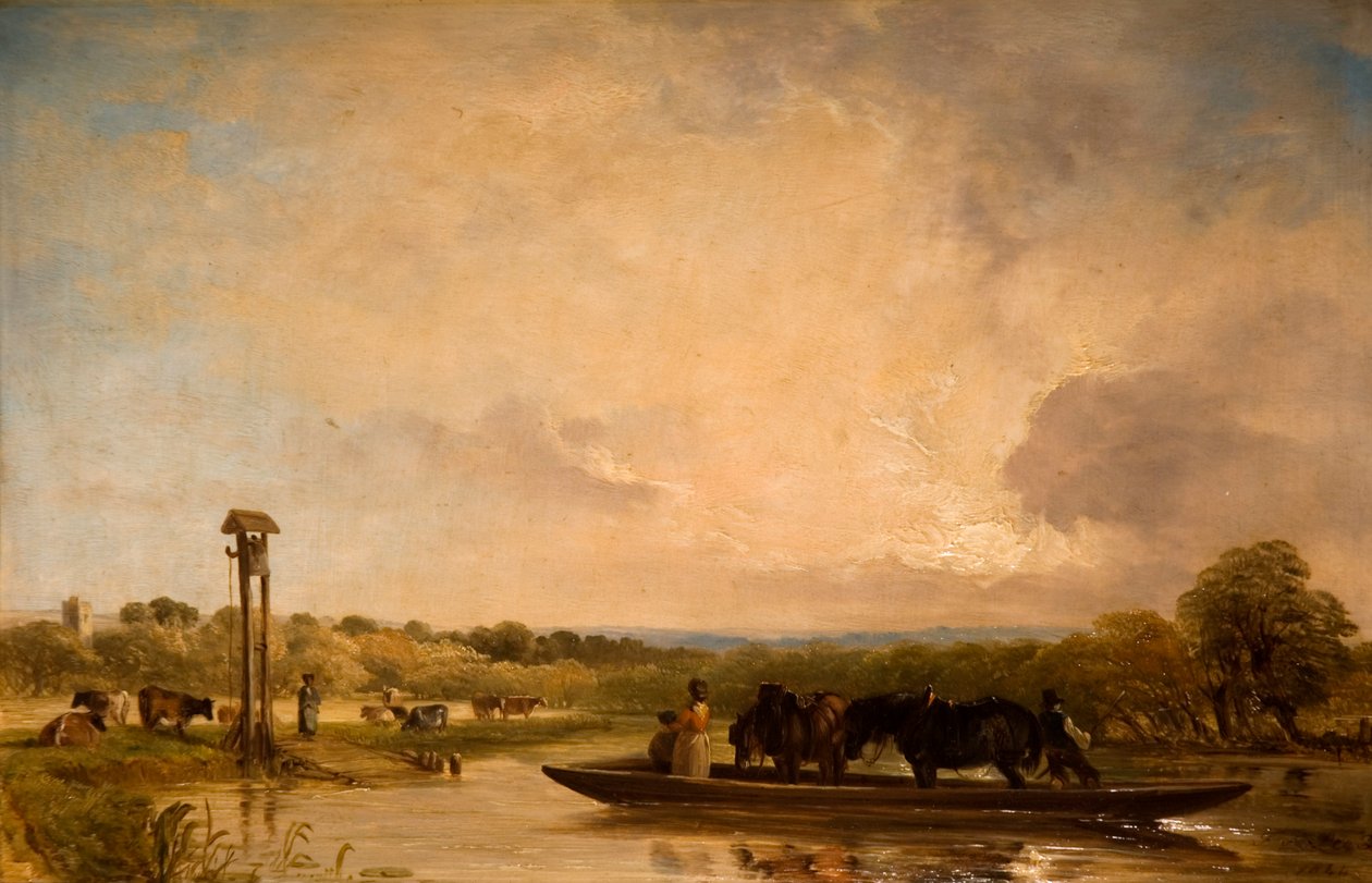 Le bac, 1844 - Frederick Richard Lee