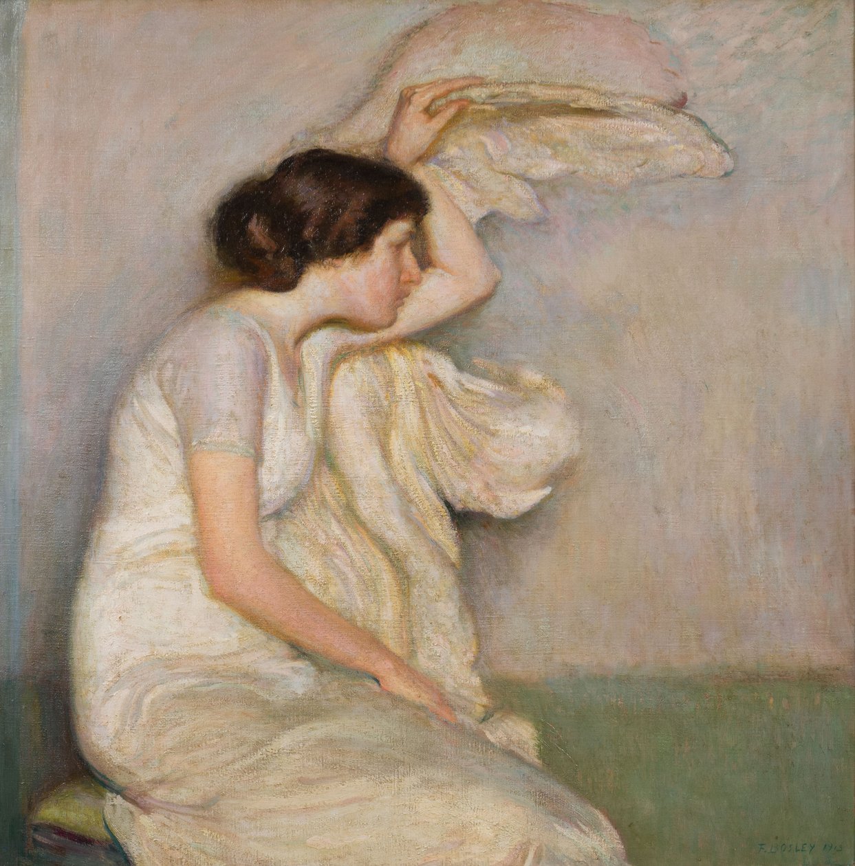 Figure ailée par Frederick Andrew Bosley - Frederick Andrew Bosley