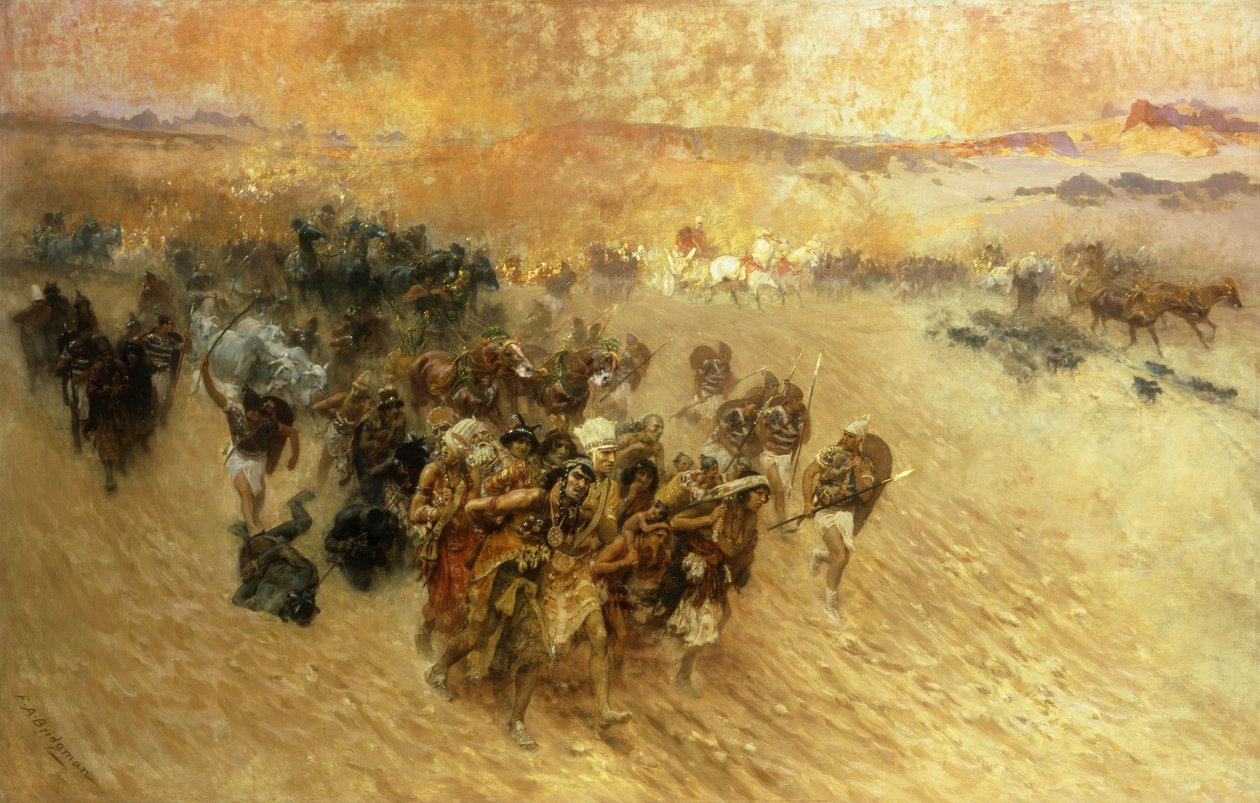 Les Captifs du Pharaon - Frederick Arthur Bridgman