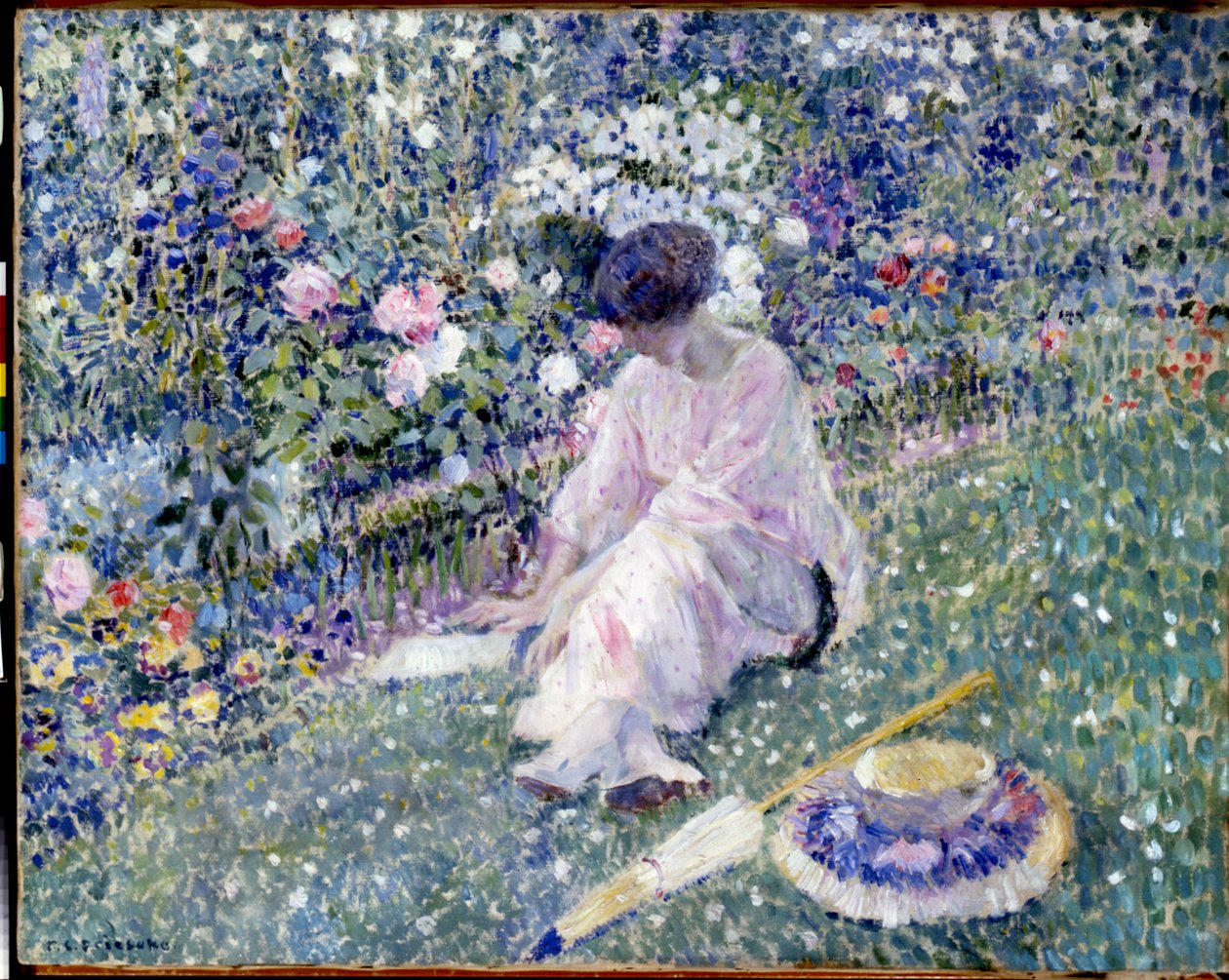 Jardin en juin - Frederick Carl Frieseke