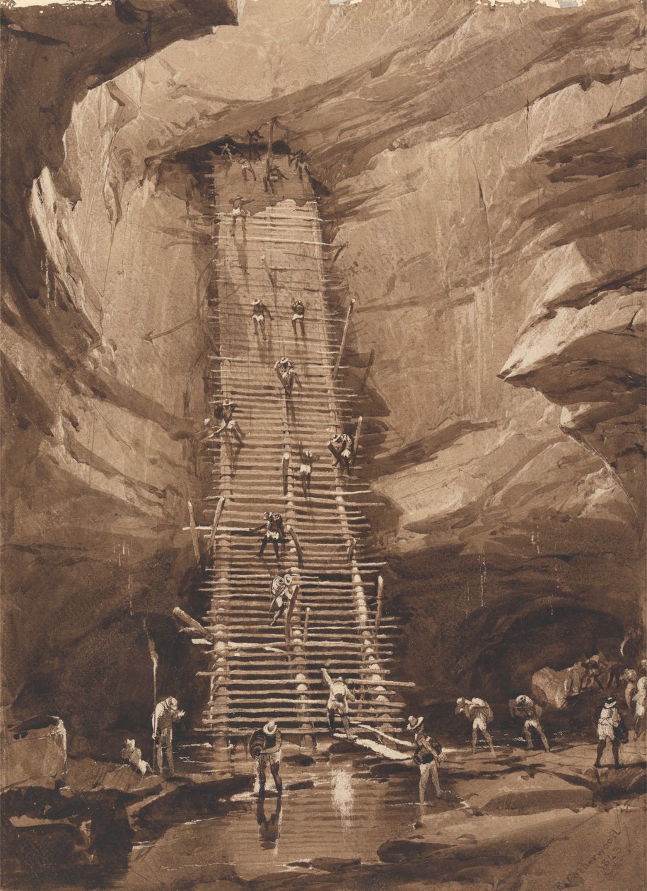 Puits à Bolonchen, Yucatan - Frederick Catherwood