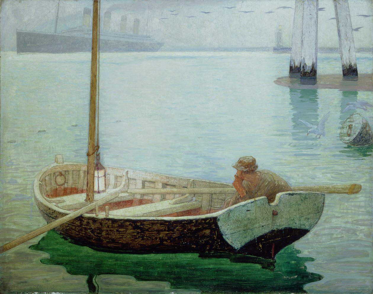 Le départ - Frederick Cayley Robinson