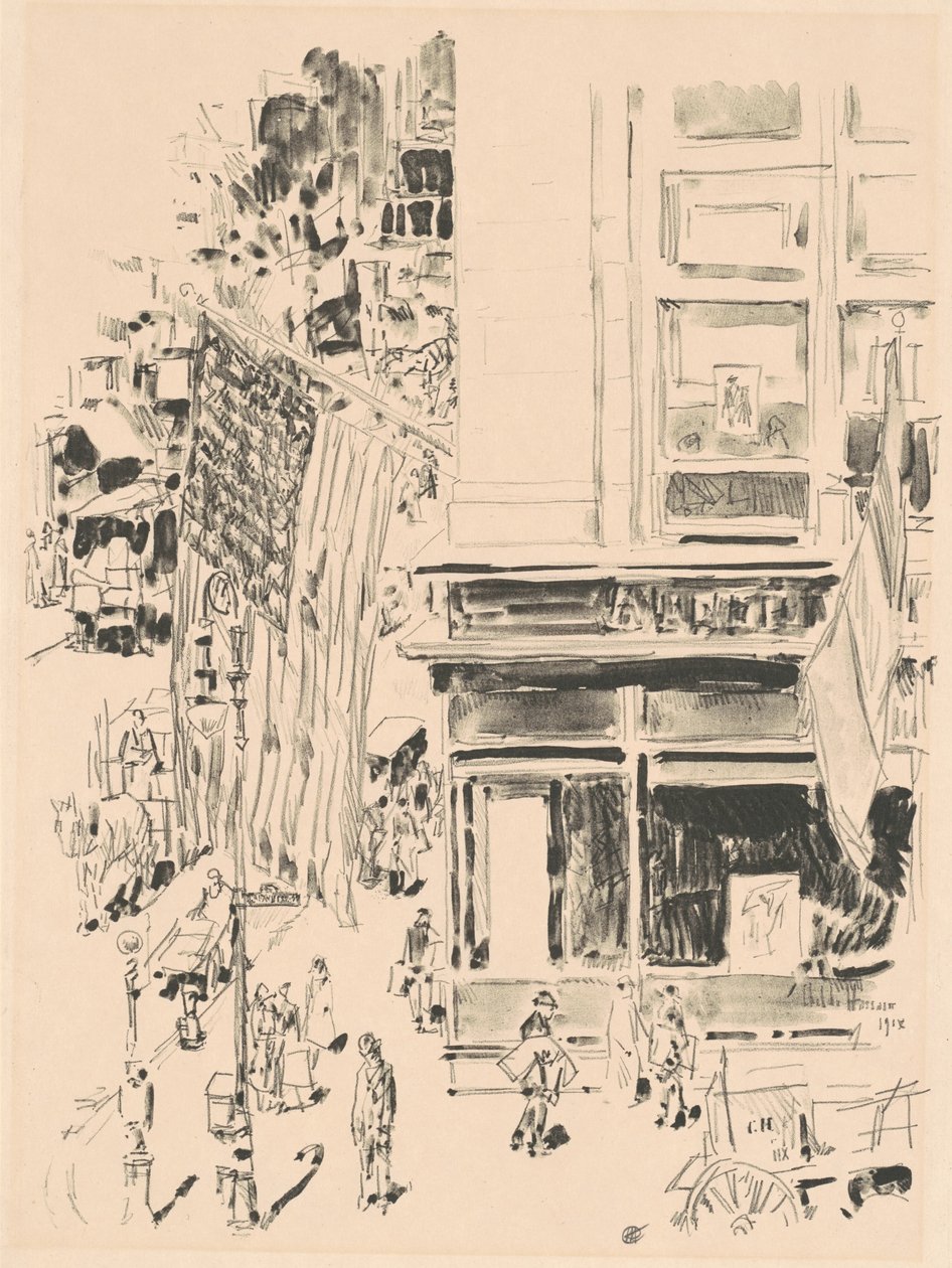 Rue Lafayette, 1918 - Frederick Childe Hassam