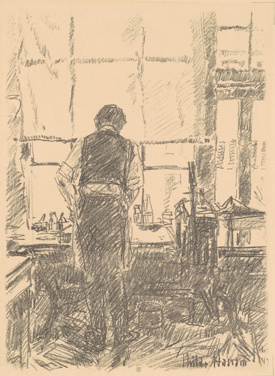 Portrait de Joseph Pennell, 1917 - Frederick Childe Hassam