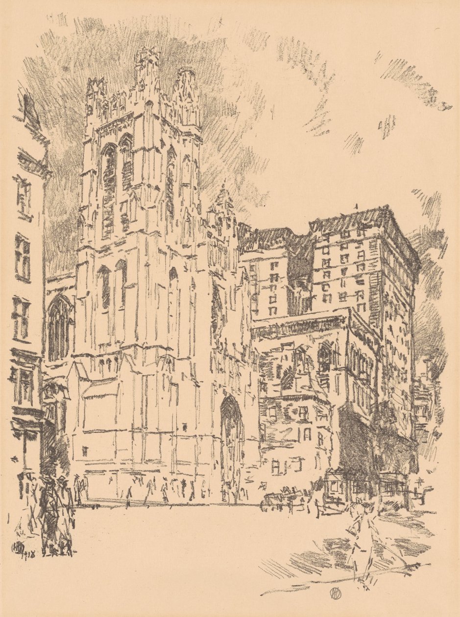 St. Thomas, New York, 1918 - Frederick Childe Hassam