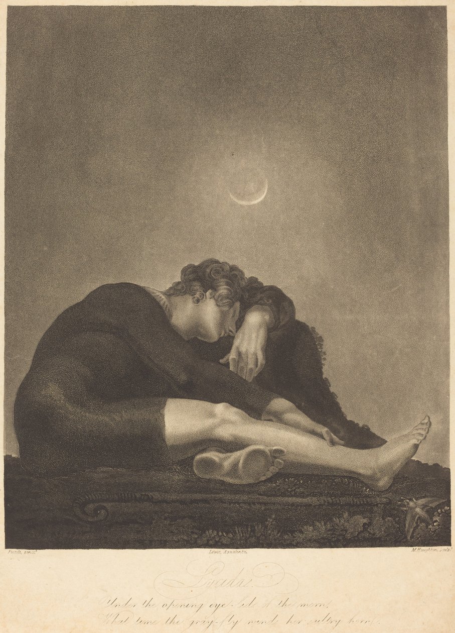 Lycidas - Frederick Christian Lewis I and Moses Haughton II after Henry Fuseli; published by Moses Haughton II