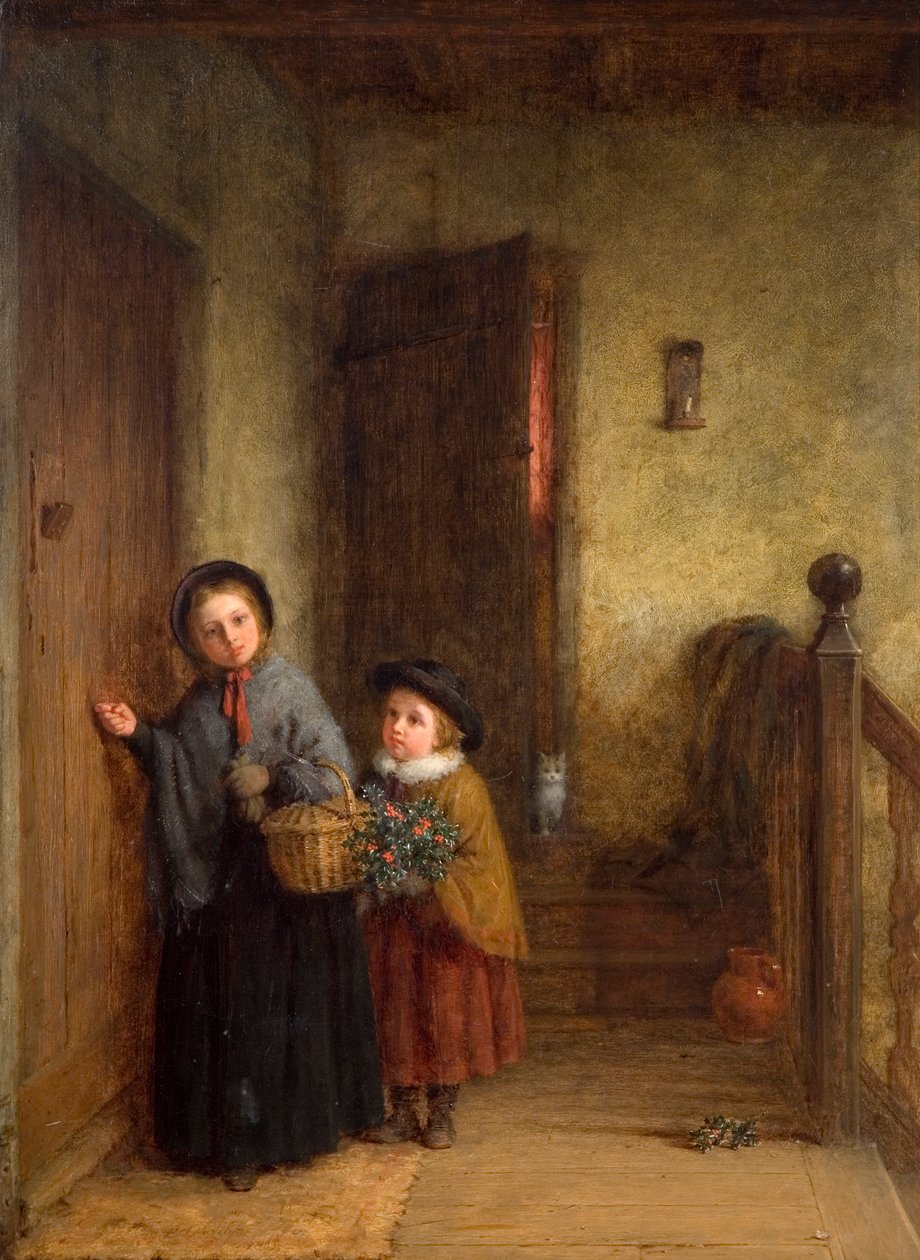 Visiteurs de Noël - Frederick Daniel Hardy