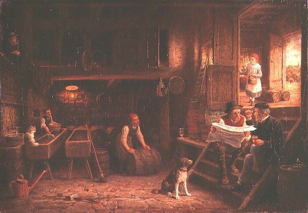 La campagne électorale - Frederick Daniel Hardy