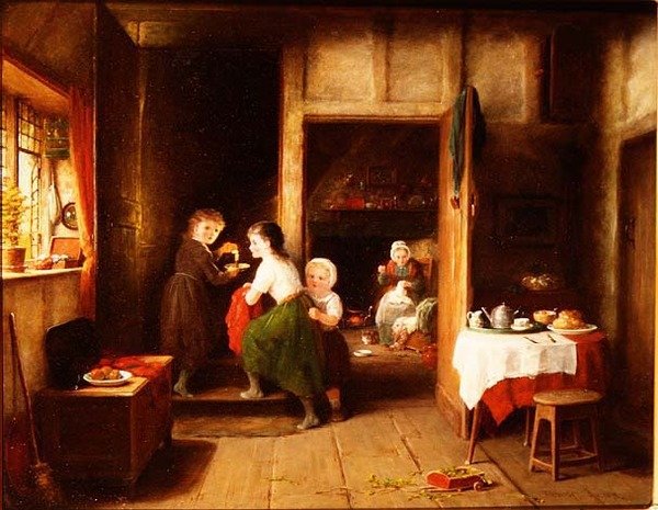 Ils montent au lit - Frederick Daniel Hardy