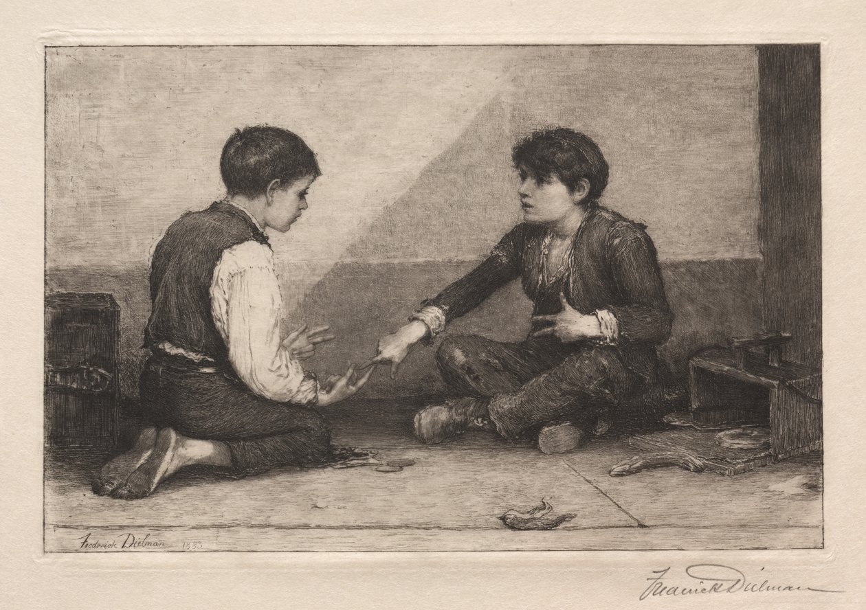 Les joueurs de Mora, 1883 - Frederick Dielman