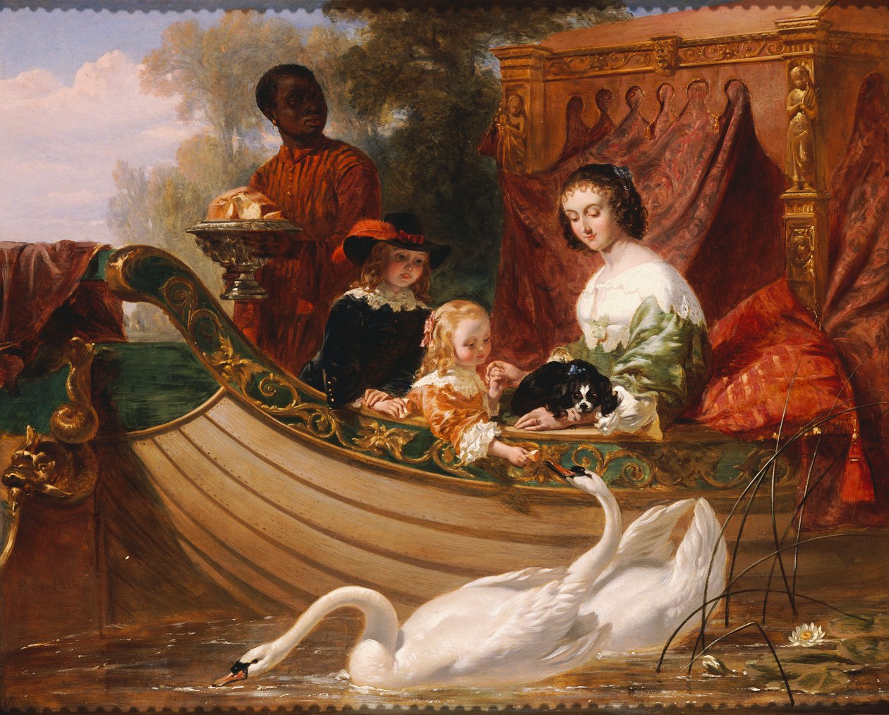 Les enfants du roi Charles Ier - Frederick Goodall