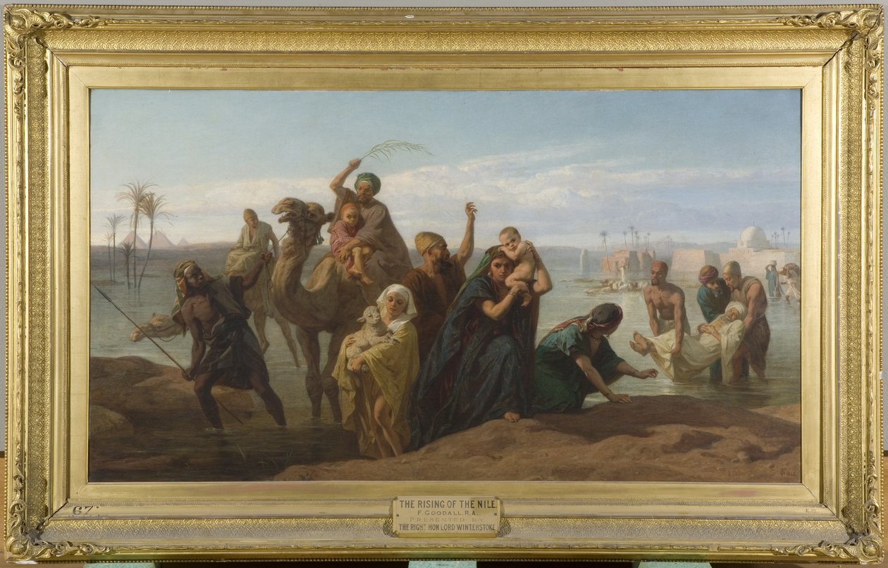 La montée du Nil - Frederick Goodall