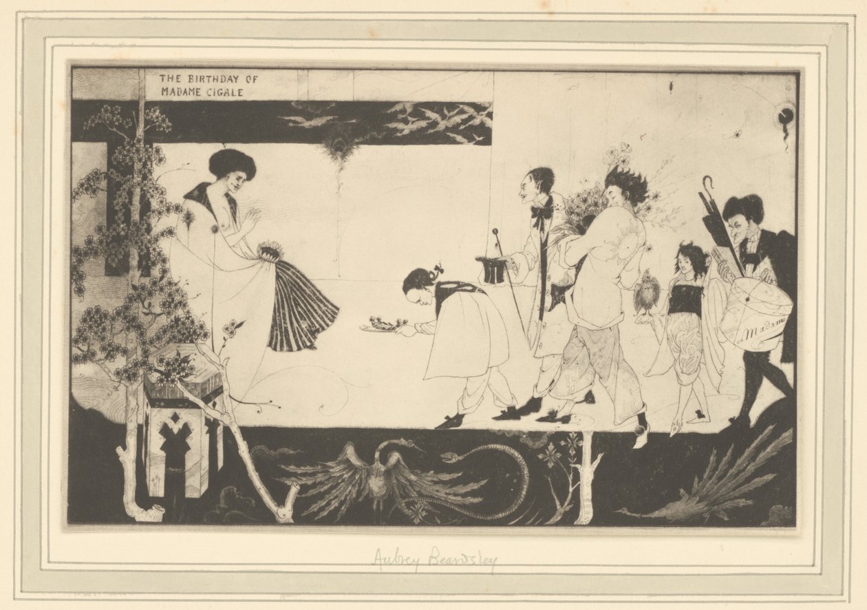 [Aubrey Beardsley : Anniversaire de Madame Sagalle] - Frederick H. Evans