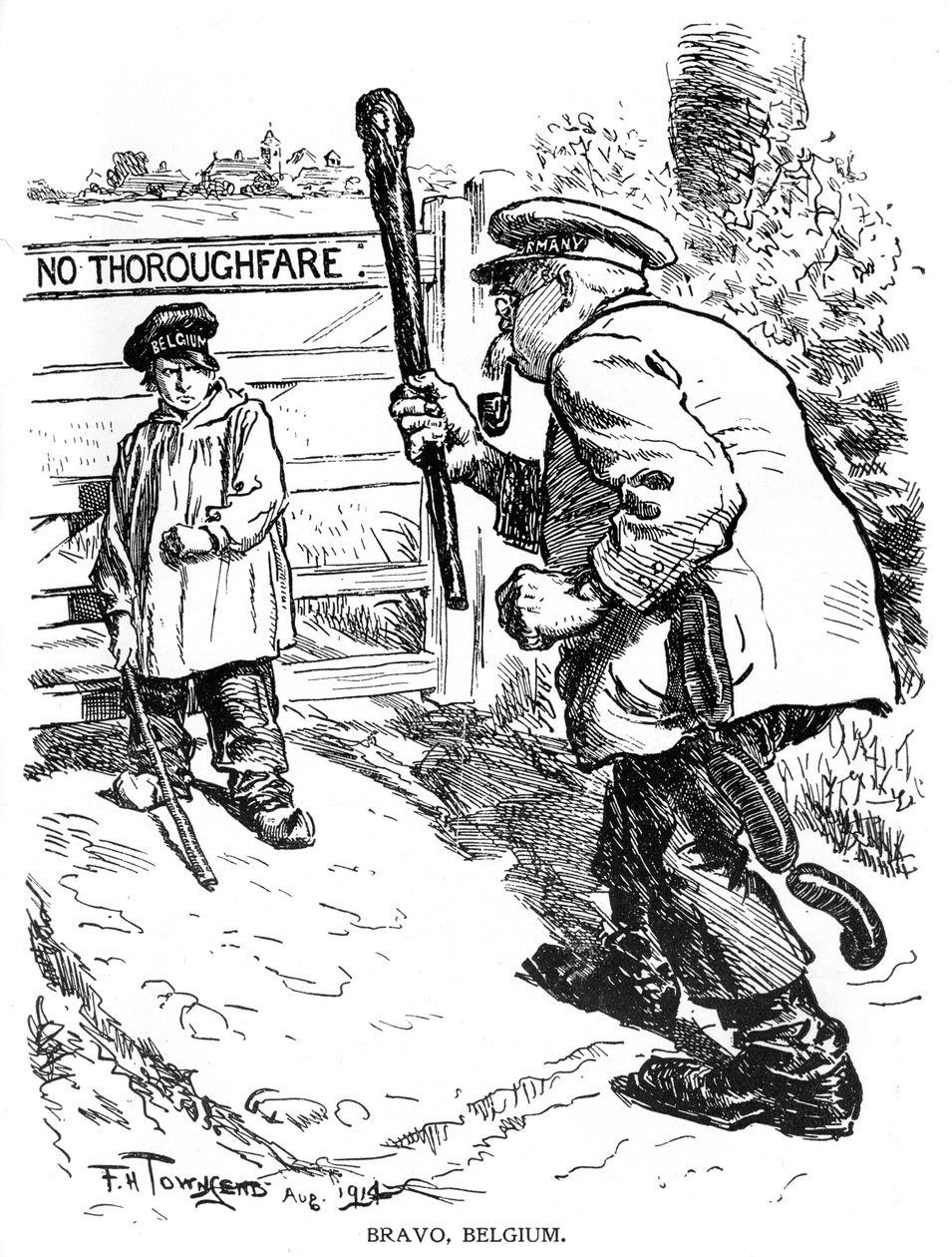 Bravo, Belgique, 1914, 1920 - Frederick Henry Townsend