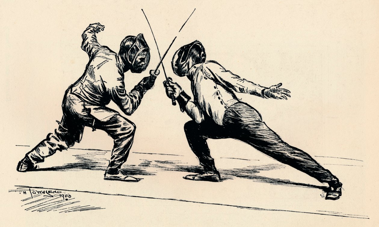 Escrimeurs, 1900 - Frederick Henry Townsend