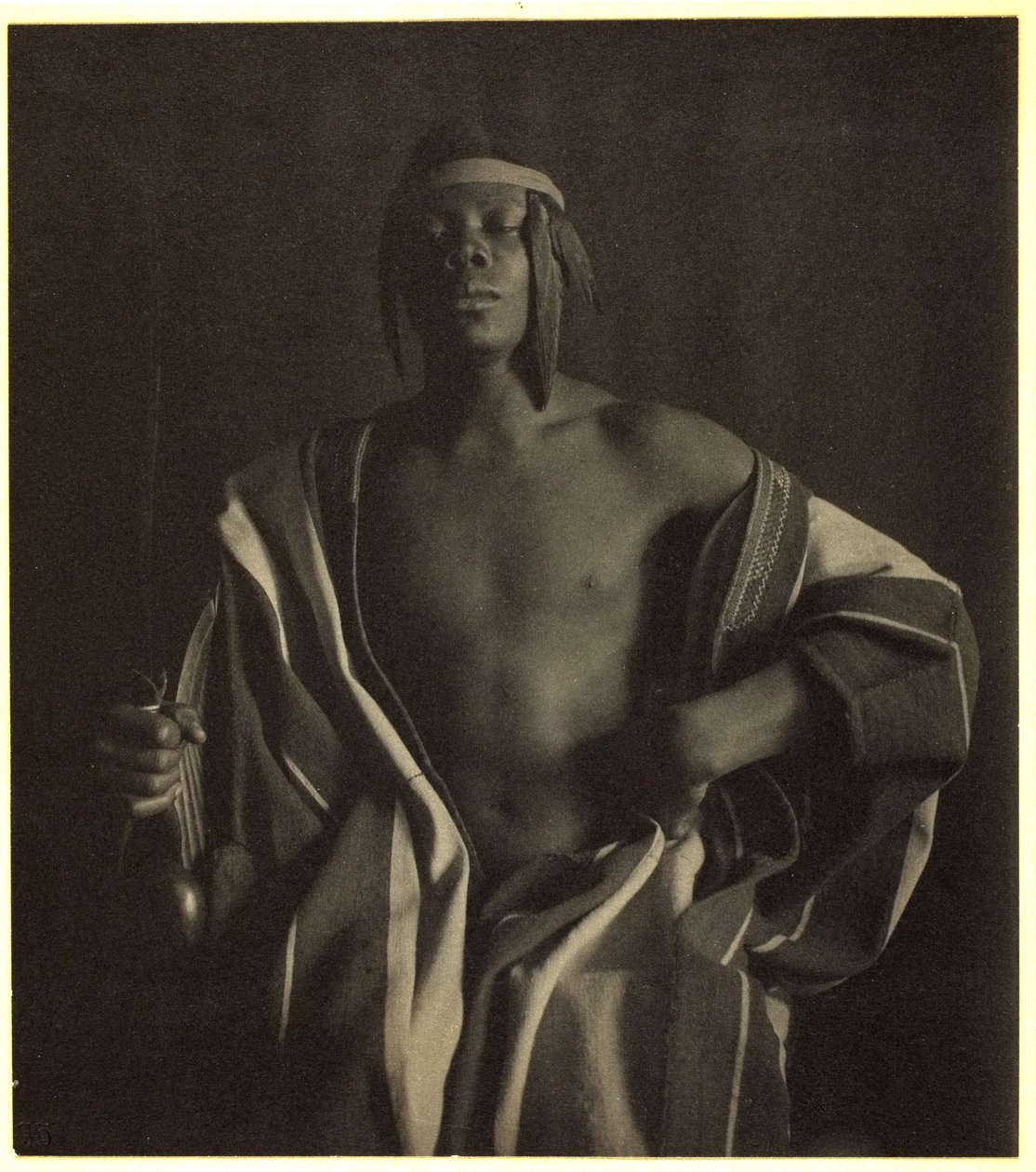 Un chef éthiopien, 1897, imprimé c.1902 - Frederick Holland Day