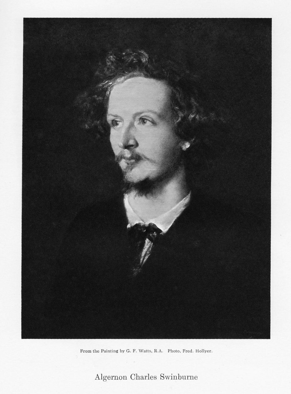 Algernon Charles Swinburne, poète anglais, vers 1867 - Frederick Hollyer