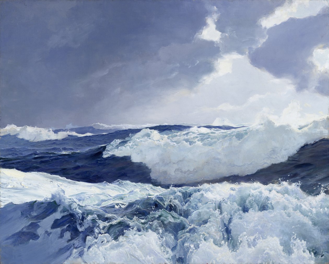 Océan en pleine mer - Frederick Judd Waugh