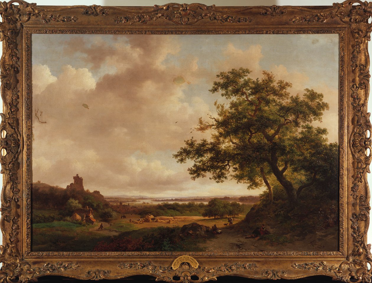 Vue sur la Meuse, Hollande, 1859 - Frederick Marianus Kruseman