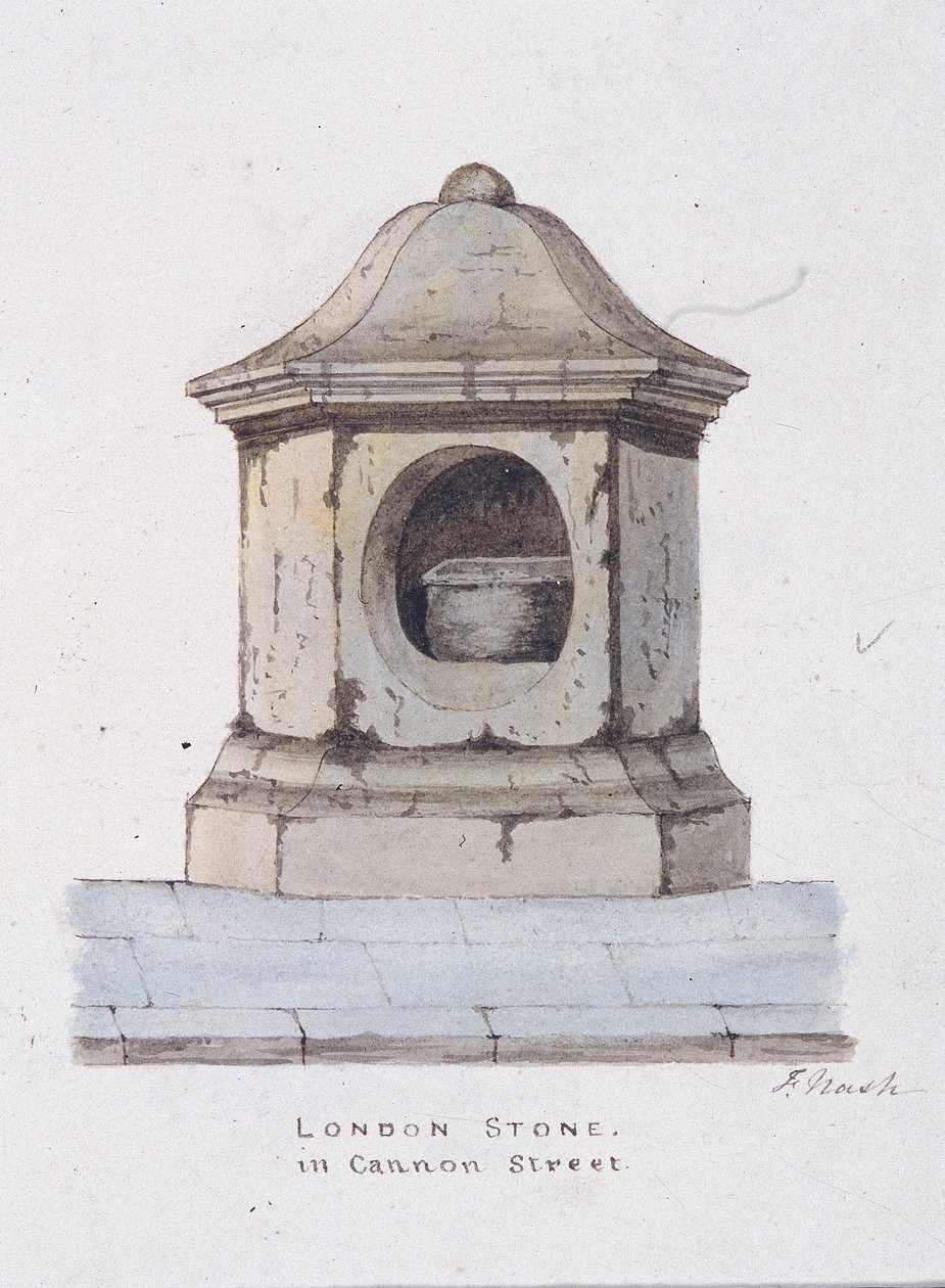 London Stone, Cannon Street, Londres - Frederick Nash