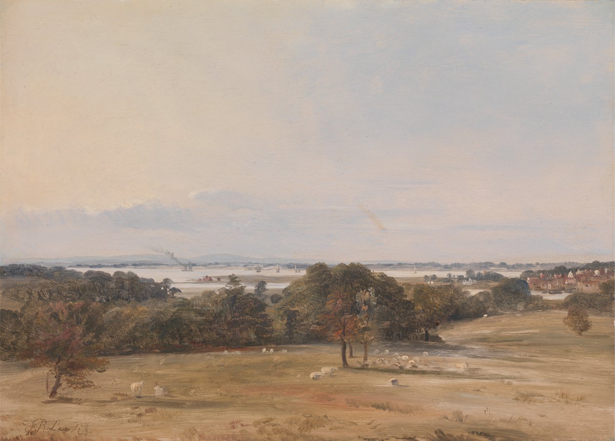 Eau de Southampton, près de Hamble - Frederick Richard Lee