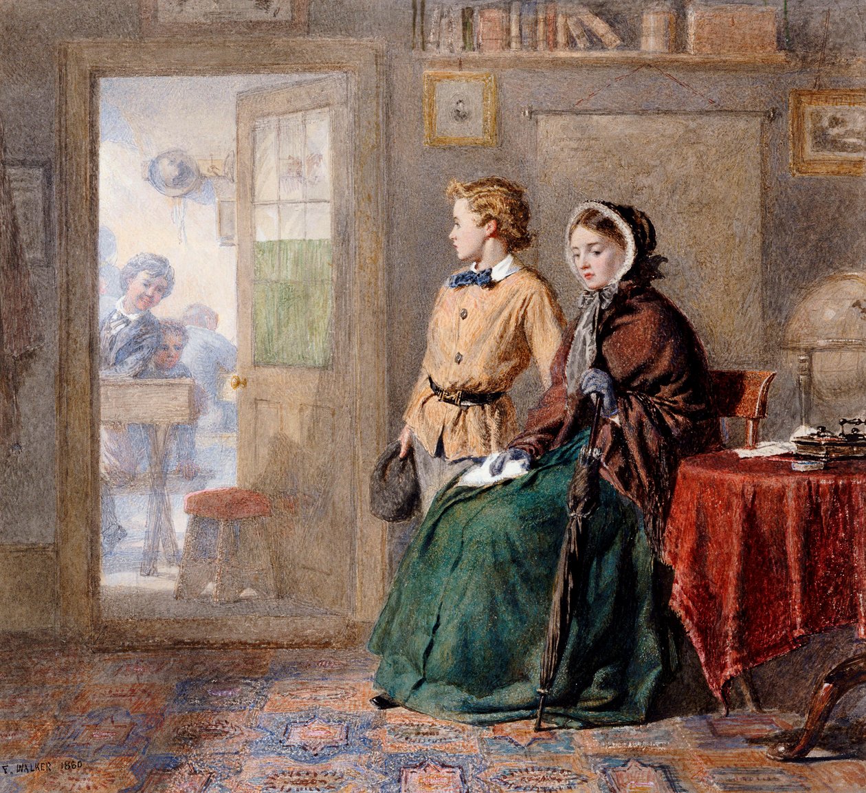 Le Nouveau Garçon, 1860 - Frederick Walker