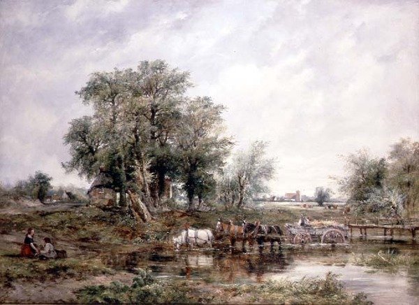 Paysage du Suffolk - Frederick Waters Watts