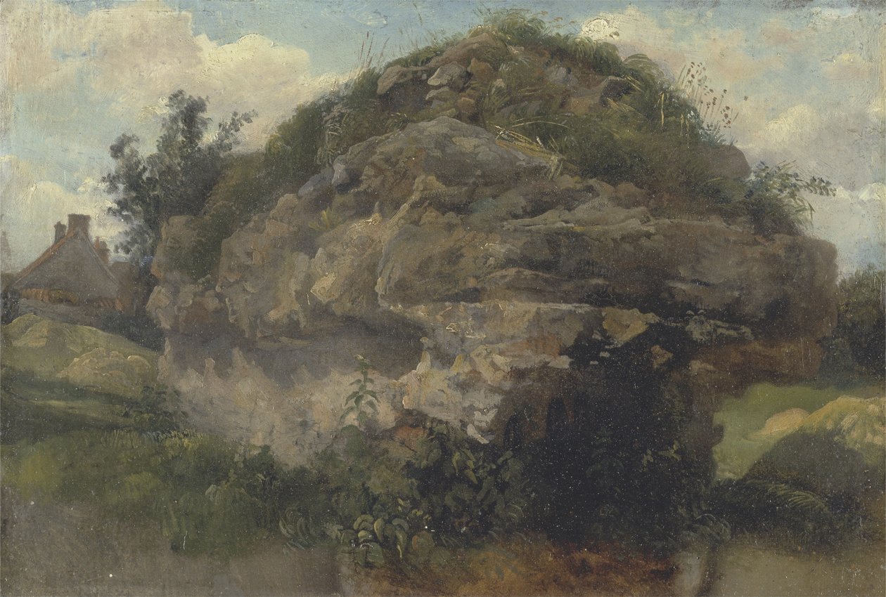 Colline rocheuse, vers 1830 - Frederick Waters Watts