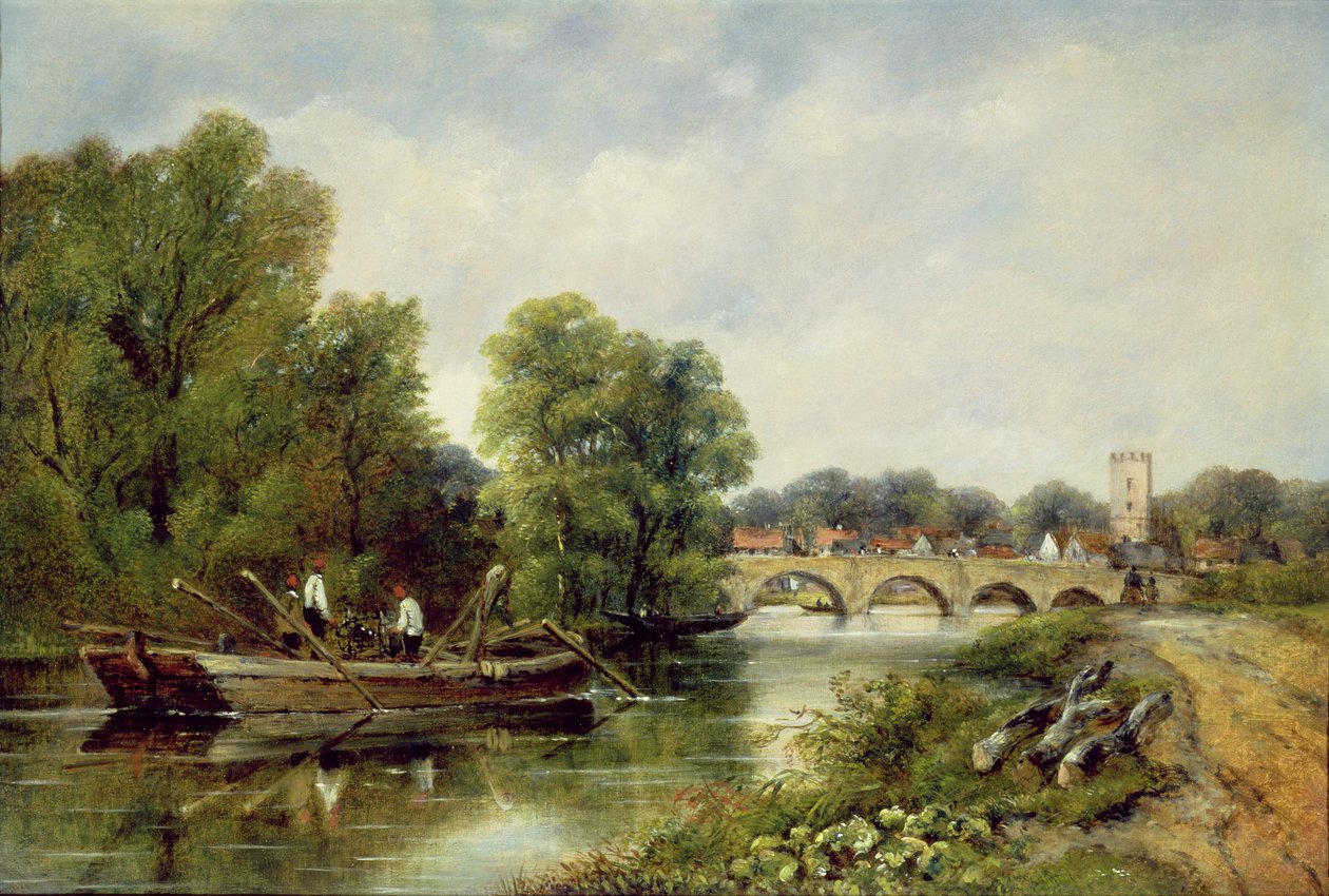 Le Pont à Henley-on-Thames - Frederick Waters Watts