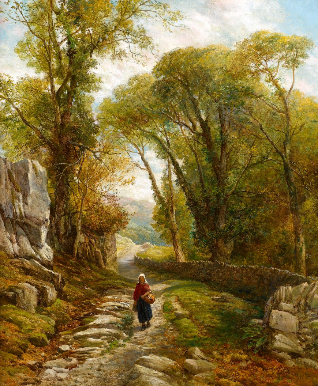 Promenade en forêt, 1872 - Frederick William Hulme