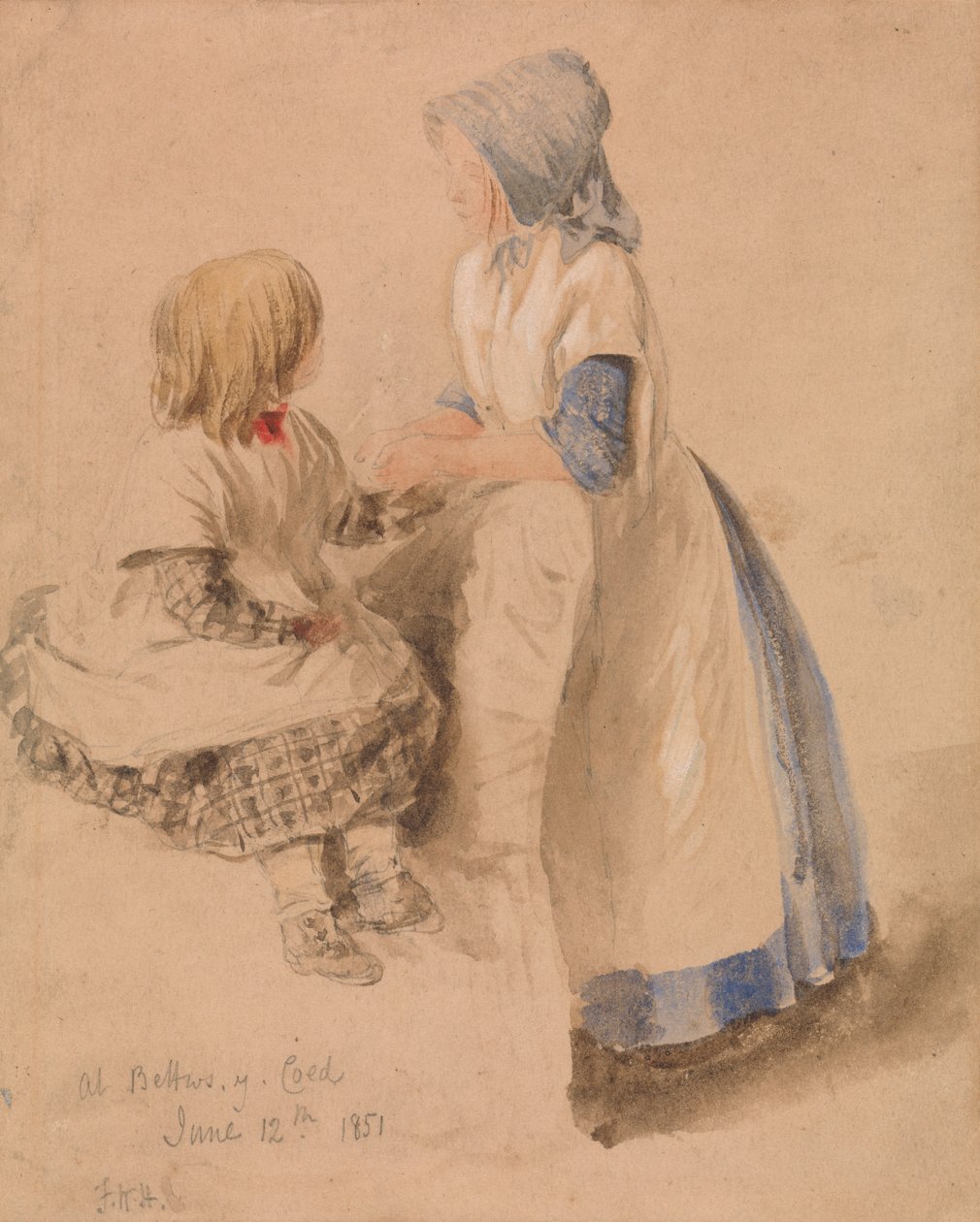 Enfants gallois - Frederick William Hulme