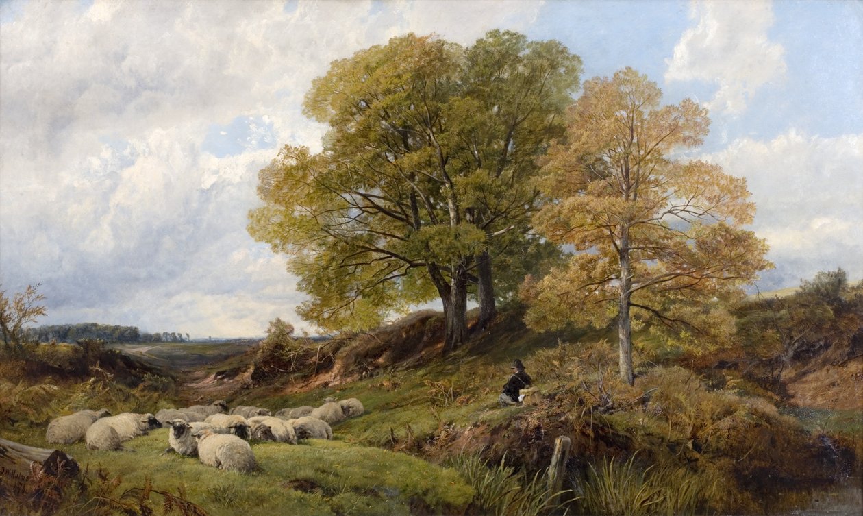 Scène de Forêt - Frederick William Hulme