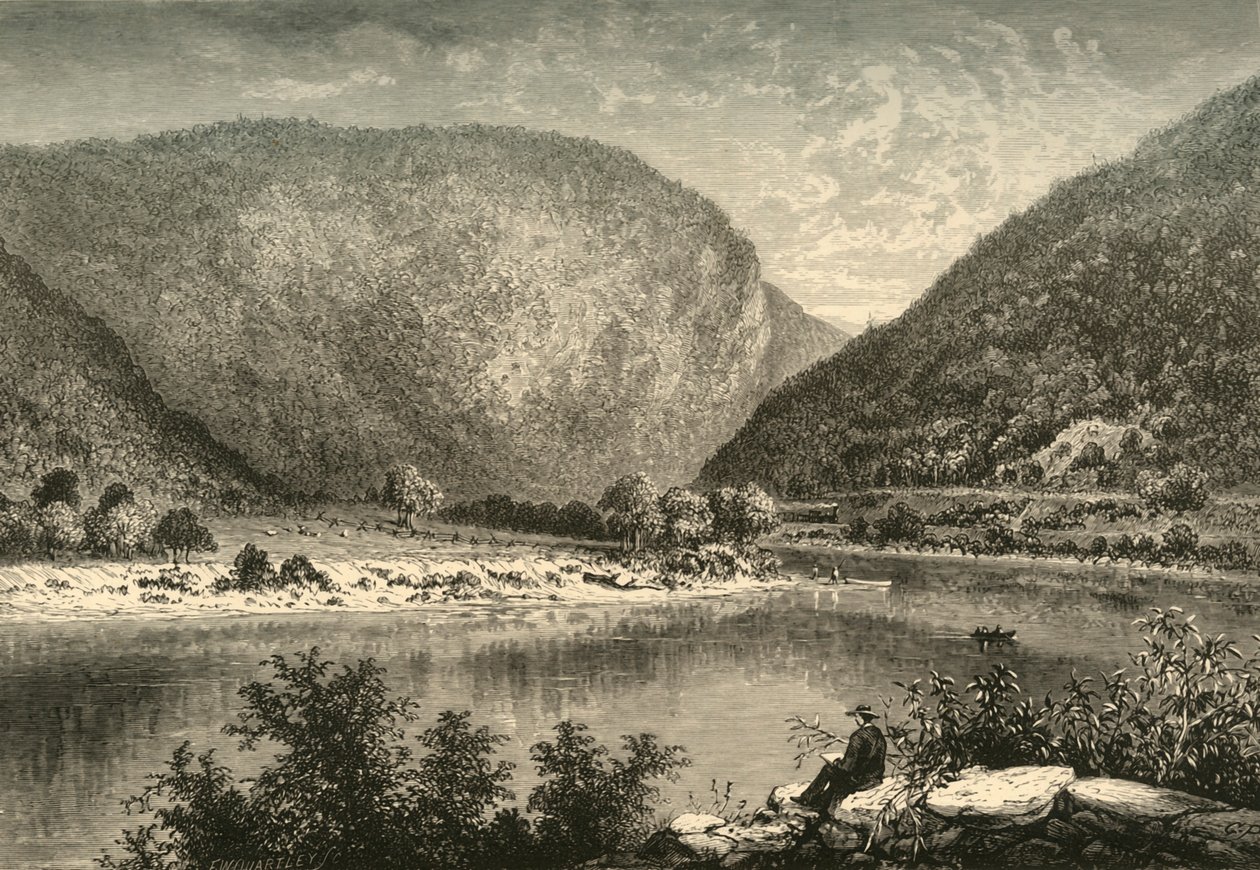 Delaware Water-Gap, 1872 - Frederick William Quartley