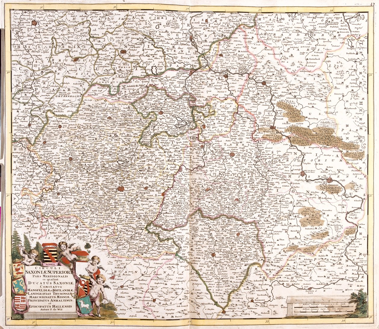 Basse-Saxe, Saxe-Anhalt, Saxe, Thuringe, Allemagne - Frederick de Wit