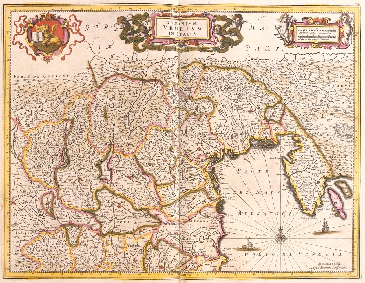 Vénétie, Trentin, Frioul, Istrie, Italie - Frederick de Wit